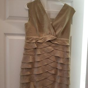 Beige Cocktail Dress - Size 10P